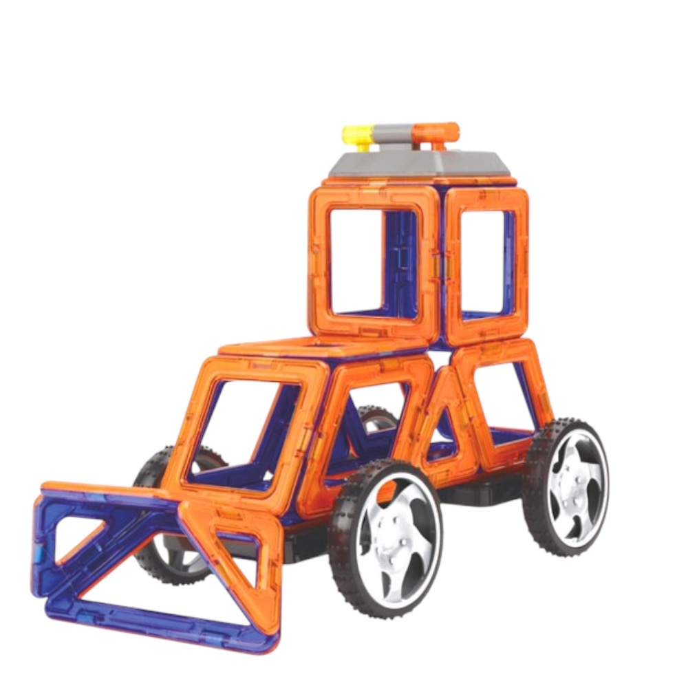 Магнітний конструктор Magical Magnet 74 деталі траспорт  Magnit/Magical/LIMO TOY